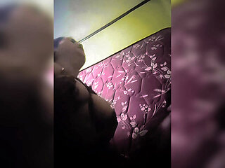 My wife is very heavy. Trying to get a hold of the ball while playing the ball