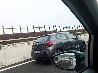 Hot Italian Couple Fucks in Car After Beach Day - Public Sex & Pee Fun