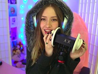 Amateur striptease and Solo masturbation