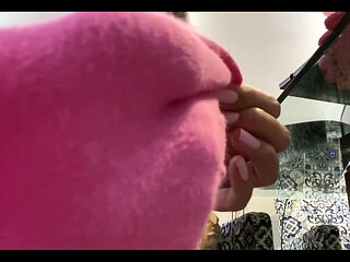 Removing Socks After Arrive Home. Sweaty Toes