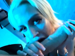 Blonde Fucked in Nightclub