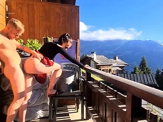 Public Flashing Gardener Gets BDSM Surprise