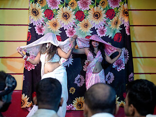 Desi Bihari Chapri Live Nude Dance Show with Hot Girl Sudipa & Alisha and All Thirki Boys (full Movie)