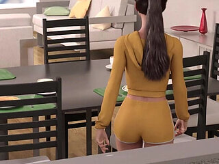 How to Lose Ones Virginity 1 Leo's Stepsister Chloe Caught Him While He Shaking His Dick