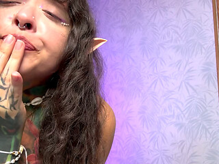 A naughty elf fuck her tight ass and does ass to mouth