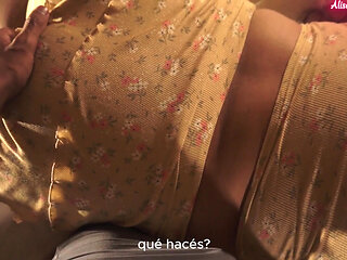 My Stepbrother Detonates Me Mercilessly While We Are Alone, They Almost Discovered Us