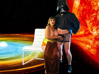 Granny Princess Leia Homemade: Amateur BBW Gets Missionary Creampie in 4K
