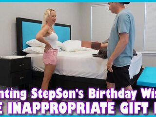 Step Mom Stella's Big Tits Birthday Gift For Stepson - Hardcore MILF Roleplay