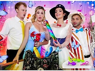 Naughty Nanny Knows A Spoonful Of Cum Is The Best Way To Learn (mary Poppins Parody) With Alexa Payne, Nicky Rebel And Ashley Alexander