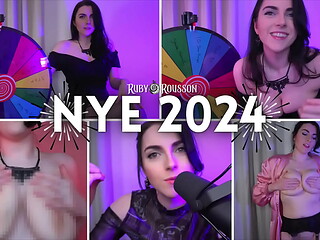 NYE 2024 The Gooner Cum Countdown - I want to play with you ... (Topless)