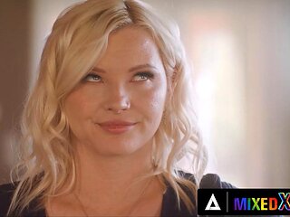 Big-Tits Blonde Stepsisters Zazie and Nata Unleash Fury-Fueled Tribbing and Sciss
