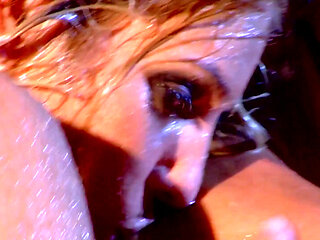 British bombshell Tanya and her stunning friend in a really wet scene