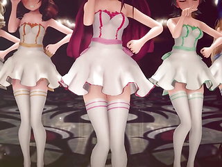 Mmd R-18 Anime Girls Sexy Dancing Clip 244