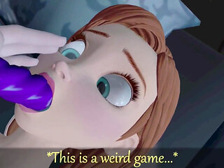 Elsa Rides Annas Face (futa Shemale)