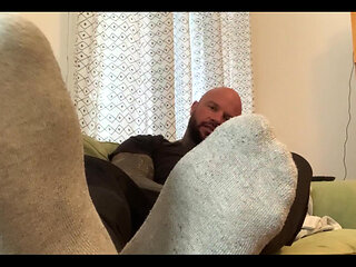 Your Stepdad Tricks You Into Sniffing His Stinky Socks and Feet After Gym