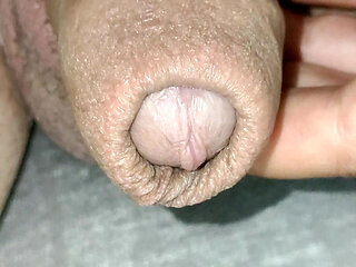 Cheesy Cock Close up and Body Shaking Orgasm