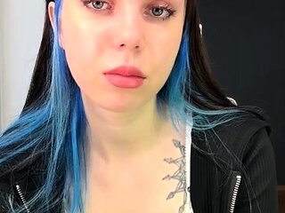 Curly Blonde Teen Records Solo Dildo Masturbation More at