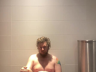 In the public bathroom gay cruise