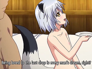 Catgirl has the hots for the hero.