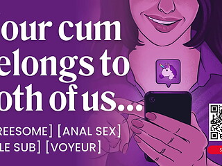 ASMR Audio Porn: Bisexual FFM Threesome in an Open Relationship &ndash_ Anal Sex, &amp_ Oral &ndash_ Erotic Audio Story