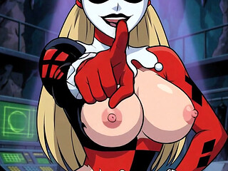 Tight Bald Ass Pussy Harley Quinn Teasing