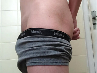 I got ready in the bathroom while they were in the living room