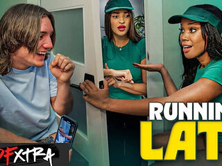 August Skye Thick Ass Fucked Doggystyle by Horny Boyfriend Before Work - Big Tits Creampie