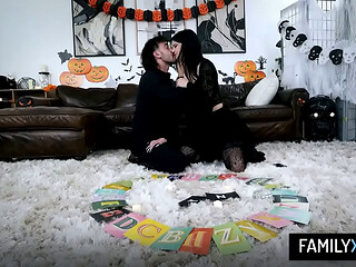 Goth Stepsiblings Summon The Ouija Demon - Asteria Jade