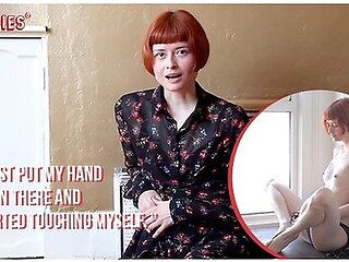 Hot Redhead Films Her First Solo Video