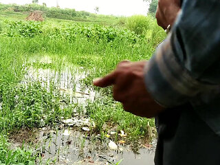 Indian Masturbation in Outdoor Handjob Cumshotot