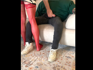 my stepson's birthday present (handjob)