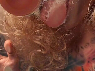 The Nastiest Side of Karneli Is Here to Show You What Is Messy Sloppy Blowjob Looks Like