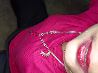 Desi girl doing blowjob and pee in mouth