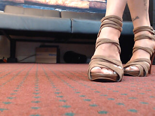 Destroying high heels