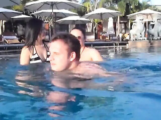 German Student Aneta Huge Natural Tits Threesome & Vibrator Masturbation HD