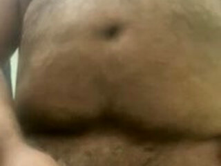 Latin bear Jackoff cum shots