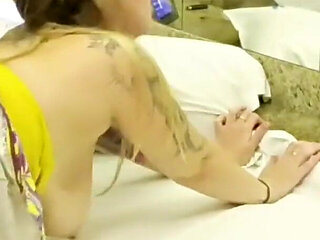 Hot Big Ass Blonde in Rough Fuck with Her Lover