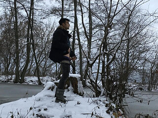 Cold Lake Jerking off