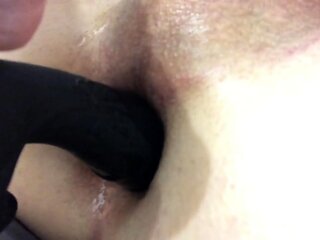 Skinny Twink Gapes His Virgin Hole With Dildo