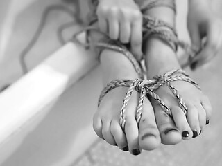 My Bound Feet Are Suckable For You?