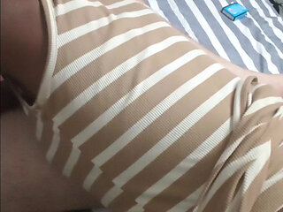 Hot 18 Year Old College Girl Sucks White Teacher's Cock at His House