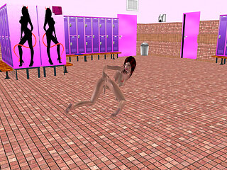 Beautiful Shemale Fingers Her Ass Then Shakes Dick to Her Mouth 3D Hentai