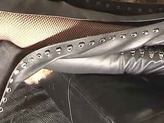 Lacing up My New Leather Thigh High Boots - HD!