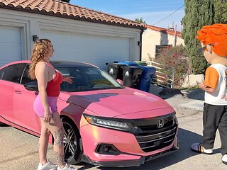 Brunette Pornstar Avalon Mira Gave Me Handjob Titjob and Took My Load All Over Her Tits!