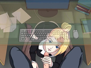Kunoichi Trainer - Ninja Naruto Trainer - Part 111 - Secretary Handjob! by Loveskysanx