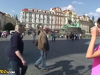 Homemade sex tape with pink dildo