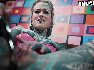 Pink Corset Anal Slut Steel Toy Deep Fucking & Magic Wand Squirting Orgasm