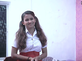 Desi Thirki Teacher Having Sex With A School Girl &amp_ a Boy ( Hardcore Anal Sex Threesome )