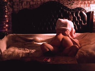 Tough Chad Alva and Penelope Reed - girl on top scene - ForPlay Films