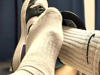 Nike Sneaker and Socks Fun